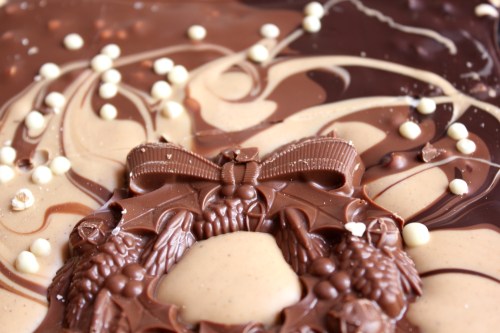 Gingerbread chocolate wreath Gingerbread chocolate