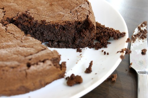 Fudgy chocolate torte