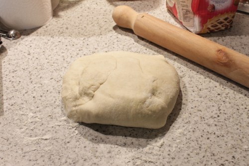 Folded dough