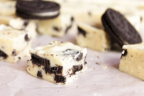 Cookies and cream fudge