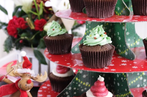 Christmas chocolate cupcakes Christmas chocolate cupcakes