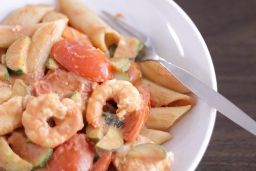 Creamy prawn pasta Creamy prawn pasta