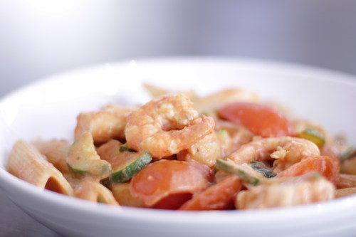 Creamy prawn pasta Creamy prawn pasta