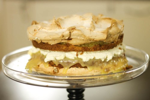 Lemon meringue cake