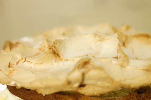 Lemon meringue cake